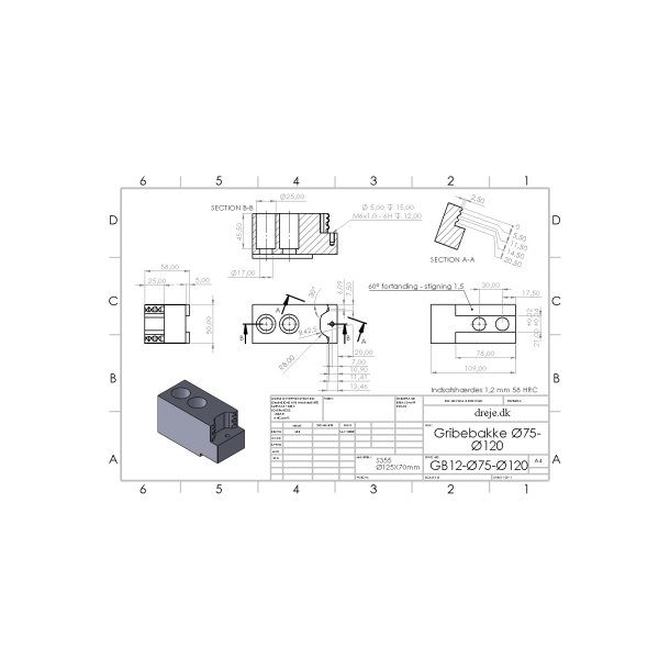 Gribebakke 12GB-75-120